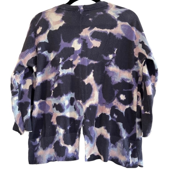 SIMPLY VERA Vera Wang Woman’s Tie Dye Button Front Cardigan size Medium - Picture 2 of 5